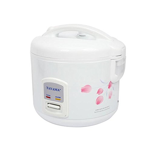 TRC-10 Cool Touch 10-Cup Rice Cooker and Warmer with Steam Basket, White