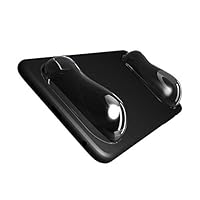 CHINFAI for Nintendo Switch Grip, Soft Gel Ergonomic Phone Gaming Grip Comfort Silicone Gamepad for iPhone, Samsung Galaxy and All Smartphone (Two Sets- one Clear and one Blue)