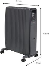 Dimplex EVO2BTA Oil Free Portable Radiator with Bluetooth Eco Intelligent Mode view 4