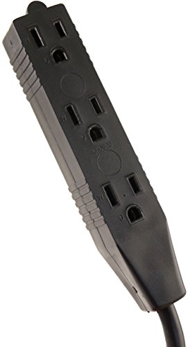 Apollo Horticulture 14 Gauge 120V Heavy Duty 25ft Extension Cord with 3 Outlet Power Strip