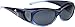 Fitovers Eyewear Aurora Sunglasses with Swarovski Elements on Temples (Sapphire, PDX Grey)