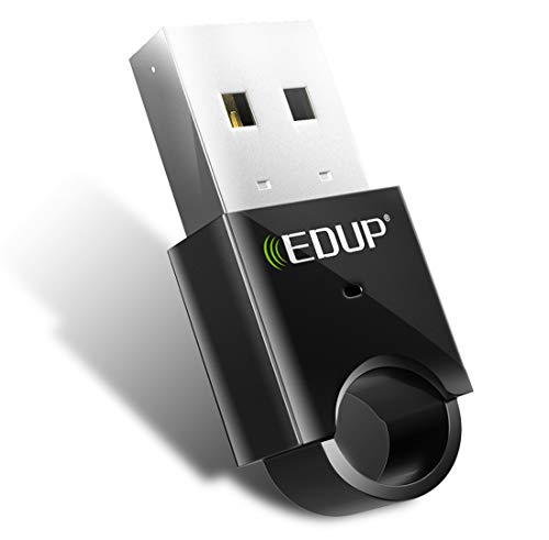 USB Bluetooth Adapter for PC - EDUP USB Bluetooth 4.0 Dongle EDR Wireless Receiver for Laptop Computer Desktop with Windows 10 8.1 8 7 XP Vista - Work for Bluetooth Speakers Headphones Mouses Printers