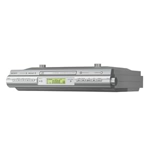 Sony ICFCDK50 Under Cabinet Kitchen CD Clock Radio