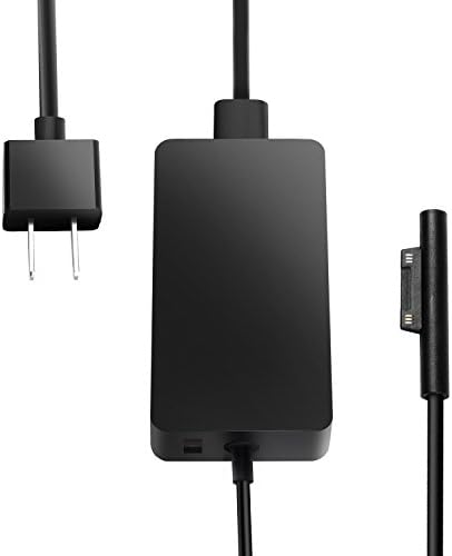 65W 15V 4A AC Power Adapter Charger for Microsoft Surface Book Surface Pro 3 Pro 4 with USB Charging Port 6Ft Power Cord fit Model 1706