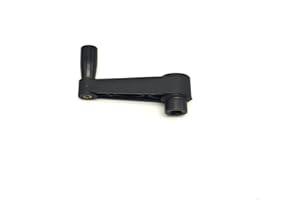 TAMSOI 3.15" Nylon Crank Handle Drill Press Revolving Handle with Round or Square Installation Hole Smooth 360 Degree Operation for Industry Lathe Milling Grinding Machine (Square Hole 10x10x80)