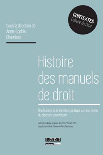 Histoire des manuels de droit