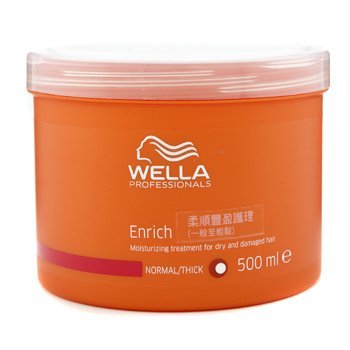 Wella Enrich Moisturizing Treatment For Dry & Damaged Hair (Normal/ Thick) 500ml/16.7oz