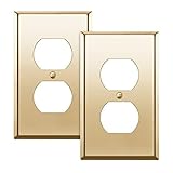 ENERLITES Duplex Receptacle Metal Wall