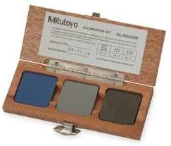 Mitutoyo America 64AAA590 Test Block Set, D Scale