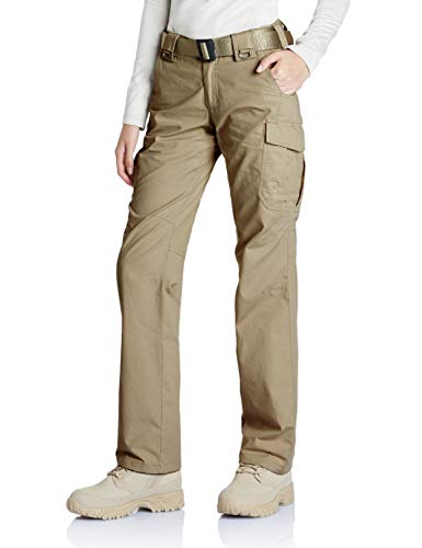 image for CQR CQ-WFP510-KHK_6/Regular Women's Flex Stretch Tactical Long Pants L