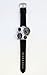 EinCar Fashion Metal Dial Watch with Dual Quartz Movement/Compass/Thermometer Black