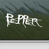 Pepper White Sticker Decal Kona Hawaii Band Album White Car Window Wall Macbook Notebook Laptop Sticker Decal