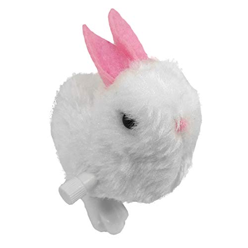 NOVELTY GIANT WWW.NOVELTYGIANT.COM Wind Up Hopping Bunny Easter Egg White Baby Bunny 2 Pk