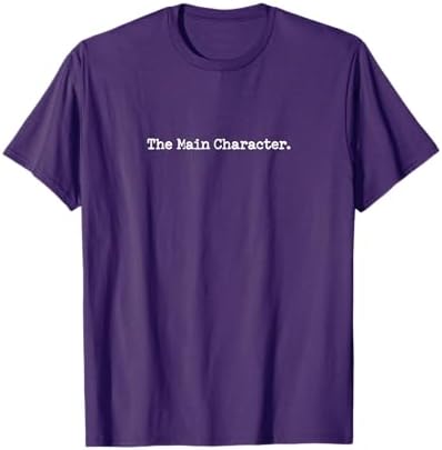 Amazon.com: The Main Character T-Shirt : Clothing, Shoes & Jewelry