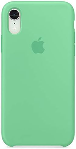 Compatible for iPhone XR Case, Liquid Silicone Case Soft Microfiber Cloth Lining Cushion Compatible with iPhone XR (6.1") (Spearmint)