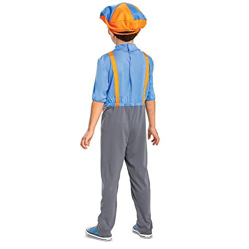 Blippi Costume For Kids, Official Blippi Jumpsuit Outfit With Hat And