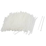 uxcell® 1000 Pcs 90mm x 2mm Self Locking Wire Cable Zip Tie 3.5