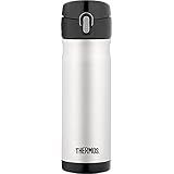 Thermos 16 Ounce Stainless Steel Commuter Bottle, Silver
