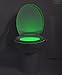Toilet Bowl Light, Universal Motion-Activated Light, LED GO-and-Glow nightlight, 8 Color Options and Color Rotate Mode for Nighttime Trips to Bathroom by Delamu