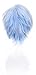 Simpleyourstyle Ice Blue Anime Cosplay Wigs Short Heat Resistant Synthetic Full Wigs for Men 30cm 11.8inch 160g
