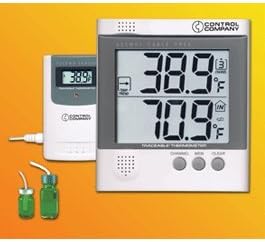 Control Company Traceable Radio-Signal Remote Thermometer with Module