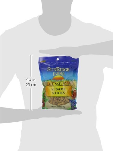 Sunridge Farms Sesame Sticks-Salted, 5.5-Ounce Bags (Pack of 12)