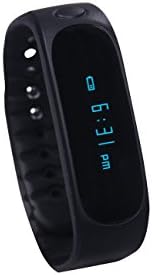 Gtide Bluetooth Smart Watch with Wireless Calls Sports Exercise Message Task Reminder Sleep Tracker Pedometer Remote Camera Video Control Anti-lost Alarm Silicone Wristband for Ios Android (black)