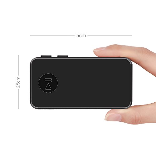 Mini Bluetooth Audio Receiver Car Kit,INorton 3.5mm Portable Rechargeble Bluetooth Receiver, Stereo Audio A2DP Music Transmitter Adapter for TV DVD Car MP3 MP4