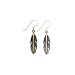 Bohemia Feather Antique Gold Brass or Silver Earring - Spunky Soul Collection