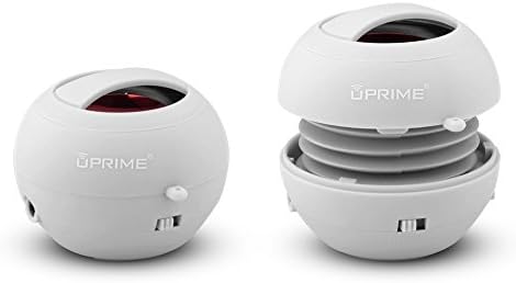 UPRIME POKEBOOM Wireless Stereo Portable Bluetooth Expandable Speaker with Handsfree Speakerphone and 3.5mm Jack Silver