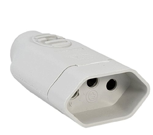 Pino Fêmea 2 Pólos e Terra 10 A Branco Garra