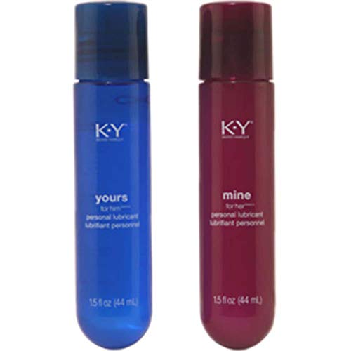 KY Yours and Mine His and Hers Personal Lubricant Set, 1.5 fl Oz Each