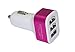 [ZANCHORAGE's] 3-port Usb Carcharger Best for all Apple, Android, HTC devices, with echo-friendly material. Premium material with build-in safety mechanism.
