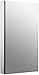 Kohler K-2918-PG-SAA Catalan Mirrored Cabinet with 107° Hinge, Satin Anodized Aluminum