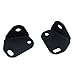 Dasen Adjustable Rear Pillar Flag Antenna Mounting Brackets Compatible with LED Whip Light Compatible with 2017-2023 Can Am Maverick X3