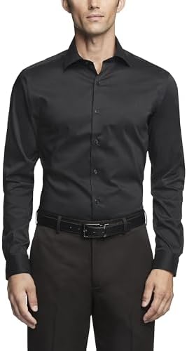 Amazon.com: Calvin Klein Men's Dress Shirt Non Iron Stretch Slim Fit Shirt, Jet Black, 14" Neck 32"-33" Sleeve : Clothing, Shoes & Jewelry Amazon.com: Calvin Klein Men's Dress Shirt Non Iron Stretch Slim Fit Shirt, Jet Black, 14" Neck 32"-33" Sleeve : Clothing, Shoes & Jewelry