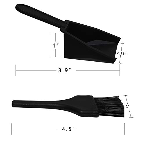Shuffleboard Wax 4-Pack (14oz Each) With Mini Broom & Dustpan Set
