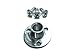 Escape Climbing 100 Pack Screw-In T-Nuts | Durable Steel Hardware for Rock Climbing Holds | Easy Installation with Screws Included