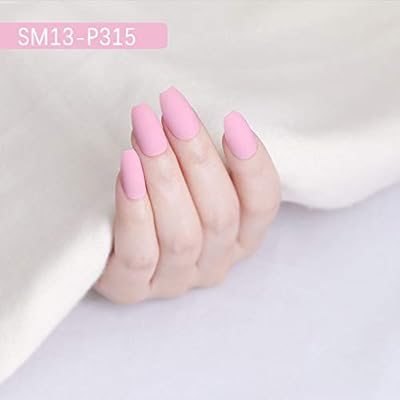 Amazon 24pc 34色の偽の爪短い丸いクリア偽の指の指のアクリル純粋な色の爪の爪の延長 Sm13 1226 Sexy Enjoy ビューティー 通販