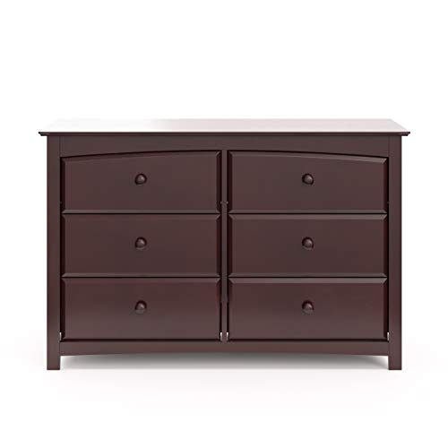 Storkcraft Kenton 6 Drawer Double Dresser (Espresso) Dresser for Kids