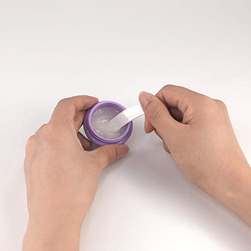 LONGWAY Mini Beauty Clear Plastic Travel Lotion Scrub Container Jars