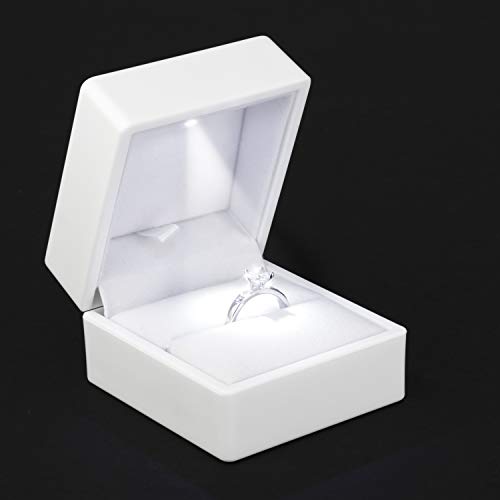 Noble Ring Box with Light Unique LED Engagement Ring Box for