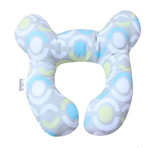 Wrrkayly Baby Printed U-Shaped Travel Pillow Infant Lightweight