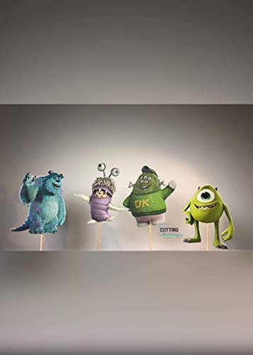 Amazon.com: Monsters Inc. Cupcake Topper Party Decor: Handmade