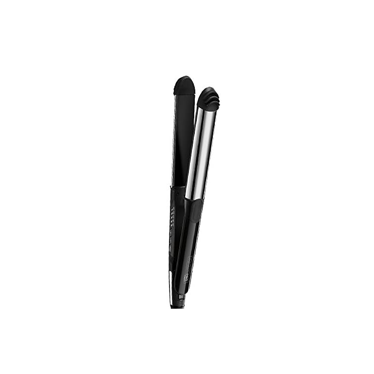 INFINITIPRO BY CONAIR 2-in-1 Stainless Styler, Curl/Wave or Straighten, 1-inch, Black