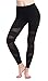 Lotsyle Women's Mesh Panels Stretchy Yoga Pants Gym Leggings Fitness Active Pants