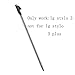 Touch Screen Stylus Pen Replacement Part Compatible with LG Stylo 3 LS777（Black）