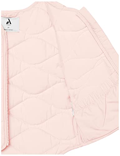 AMAZON ESSENTIALS UNISEX KIDS’ RECYCLED POLYESTER PUFFER VEST (PREVIOUSLY AMAZON AWARE), LIGHT PINK, LARGE