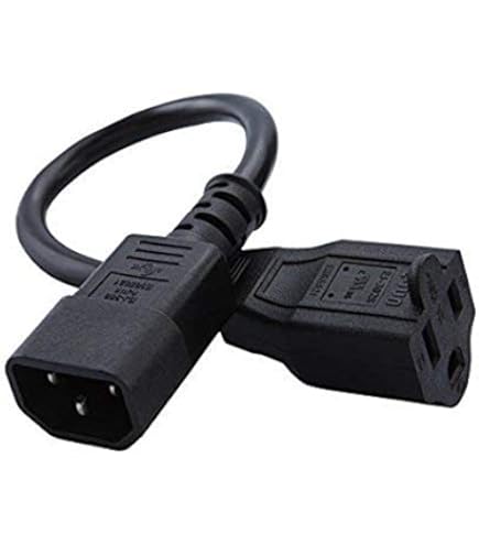 Tripp Lite Rallonge d'alimentation robuste C14 vers C13, 15 A, 14 AWG, IEC-320-C14 vers IEC-320-C13, couramment utilisée pour les applications PDU, 1,83 m, (P005-006