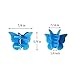 Kingrol 300 Pieces Mini Claw Clips, Multi-Colored Butterfly Hair Clips for Girls and Women
